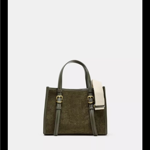 Zara Handbags - Zara mini shopper bag crossbody tote top handle handbag